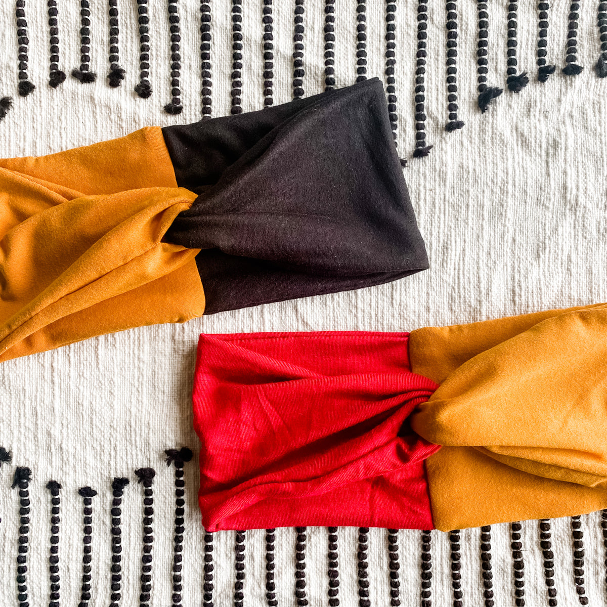 Iowa Turband • Multiple Colors Ruby Red Threads