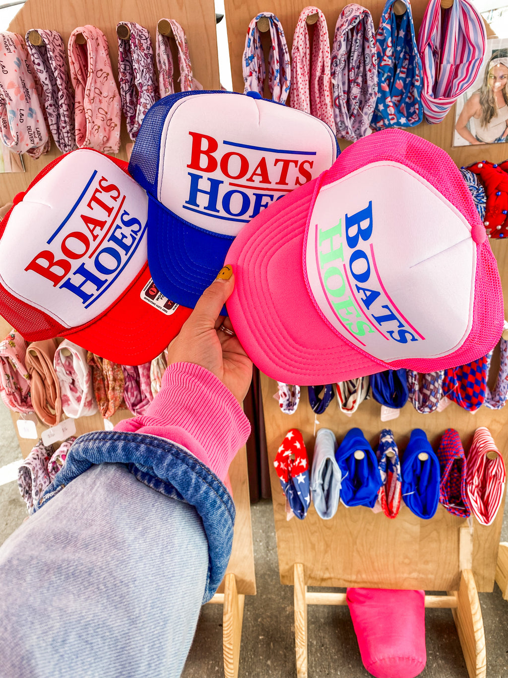 Boats N Hoes Trucker • 3 Colors