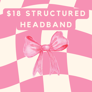 $18 Structured Headband