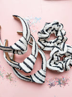 $5 Friday • Black Stripes Structured Headband or Scrunchie