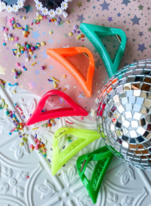 Neon Icon Claw Clip • 5 Colors
