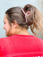 Red Paint Drips Loopy Claw Clip