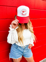 Smiley Nebraska Trucker Hat