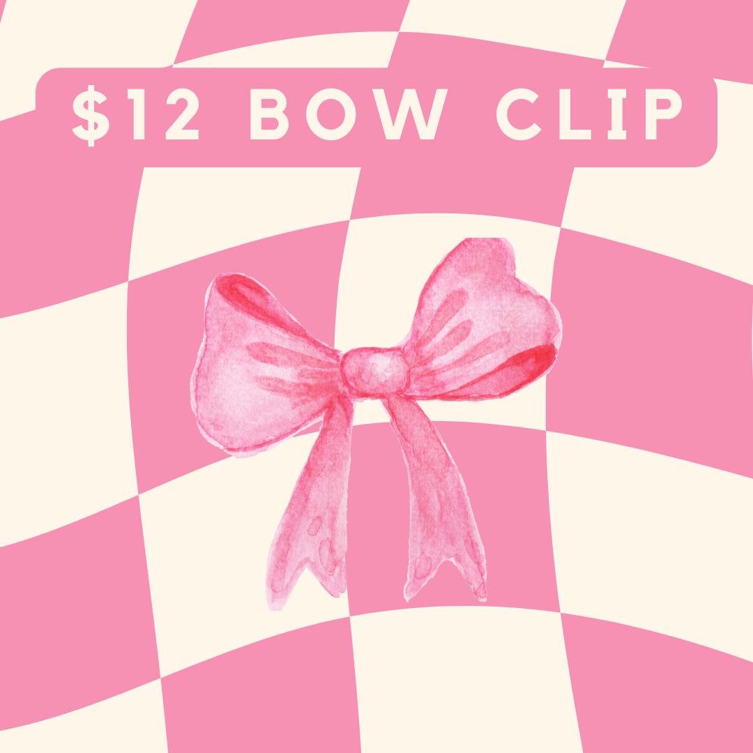 $12 Bow Clip