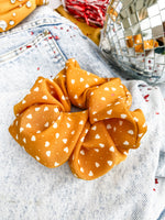 Play Your Heart Out Gold Scrunchie