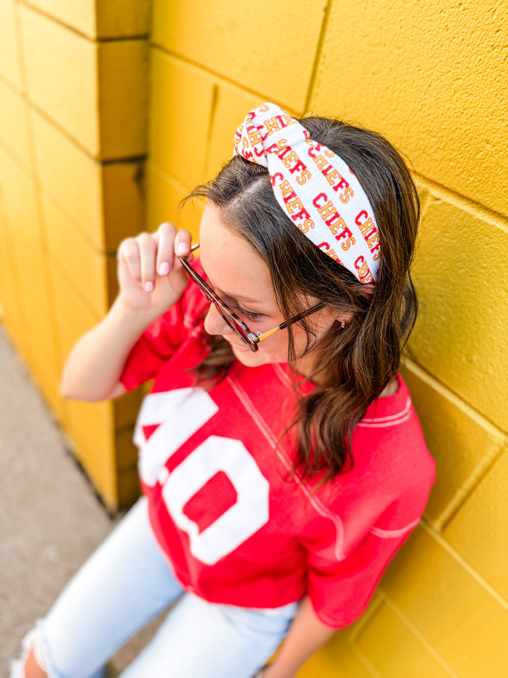 Chiefs Scarlet/Gold Structured Headband