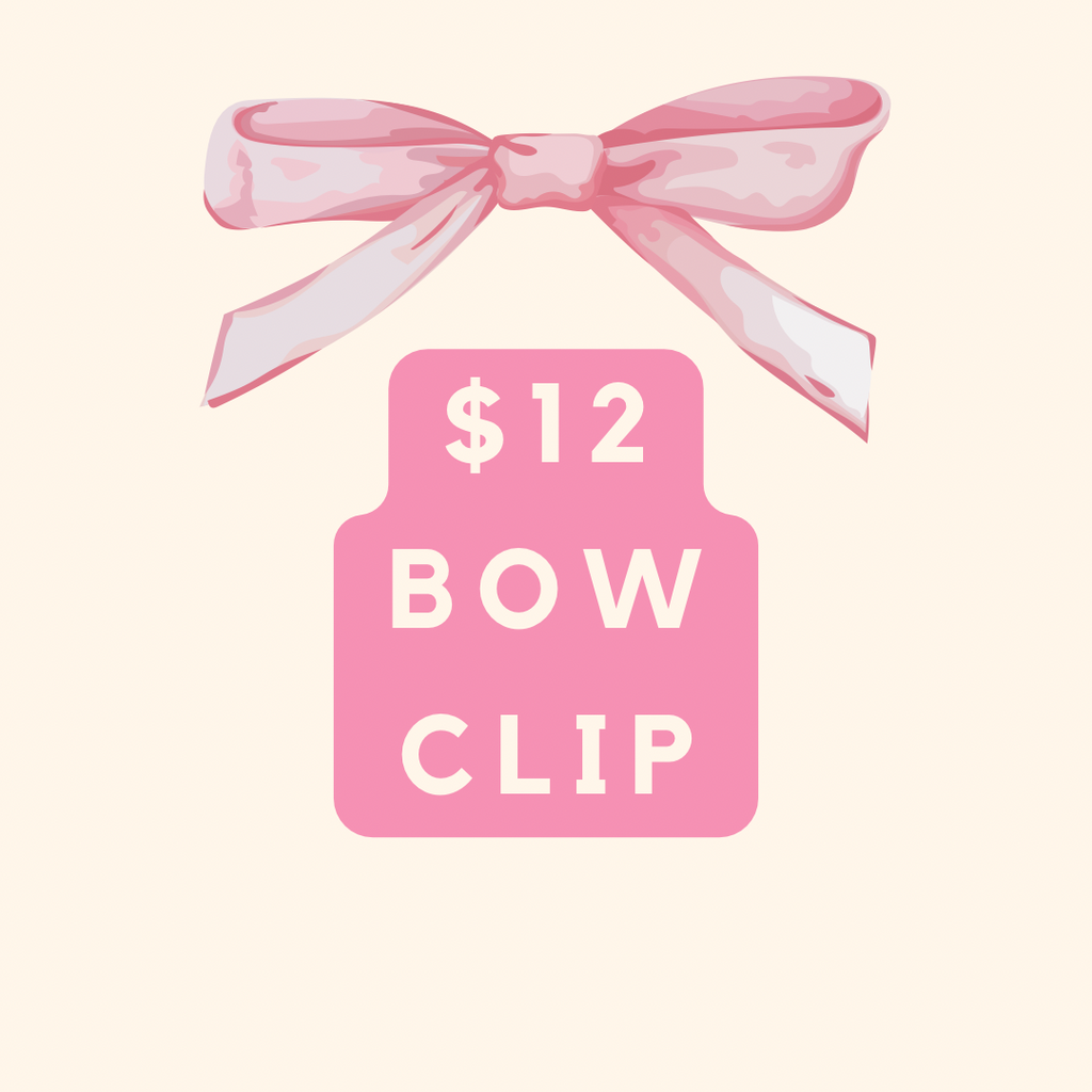 $12 Bow Clip
