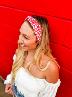 NEBRASKA Turband Headband • Red