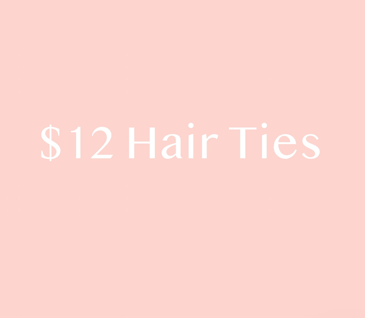 12 Hair Ties Ruby Red Threads