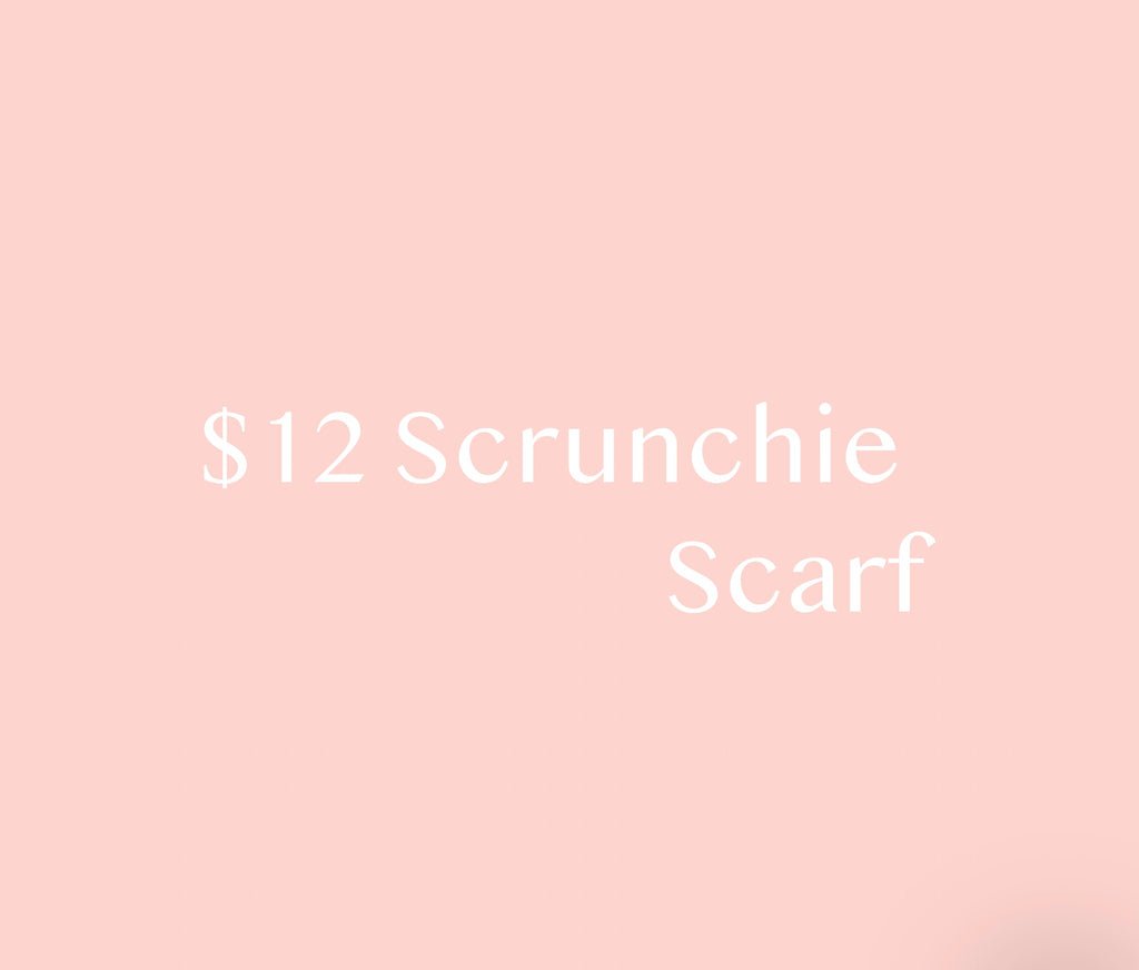 $12 Scrunchie Scarf