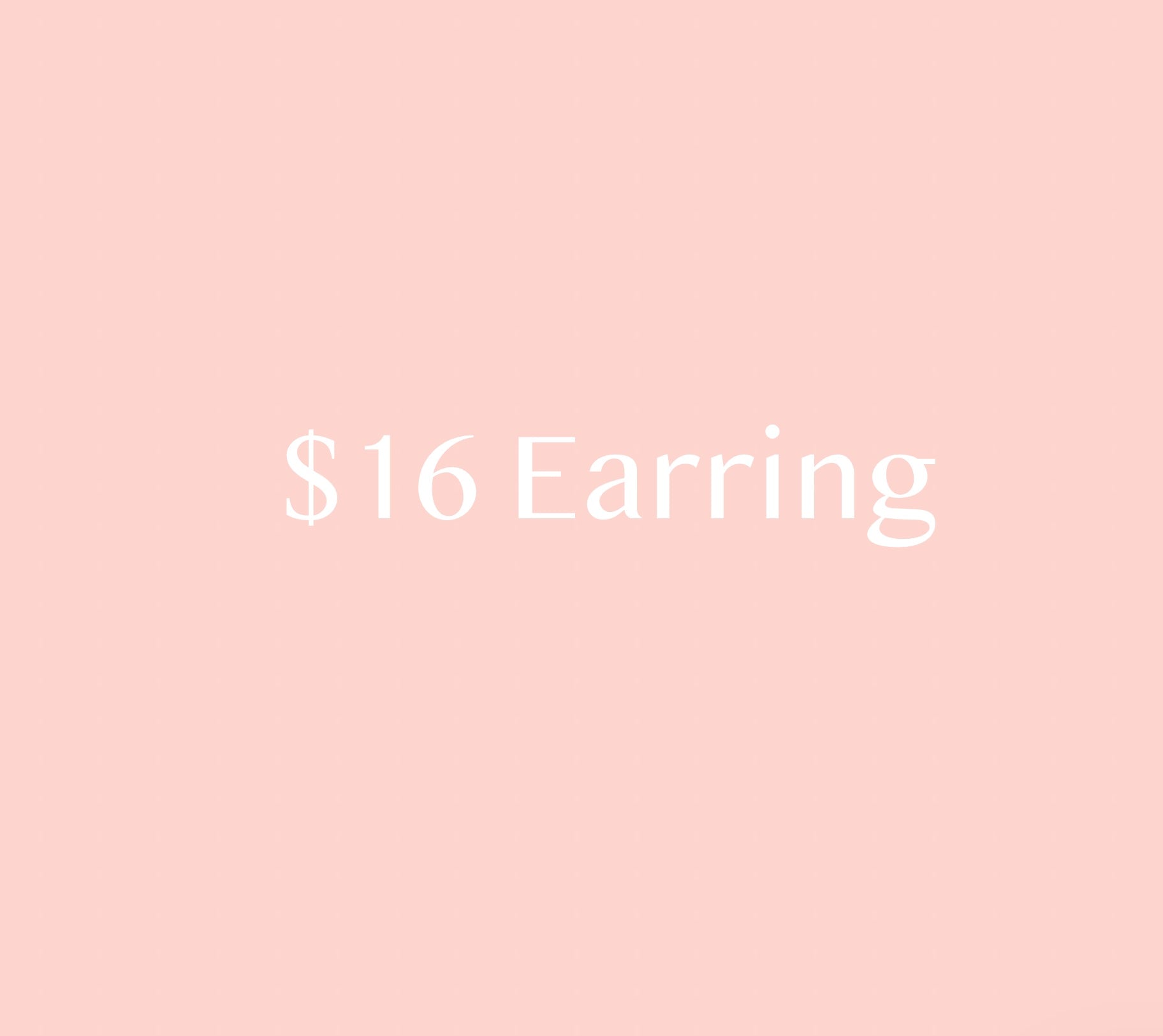 $16 Earring