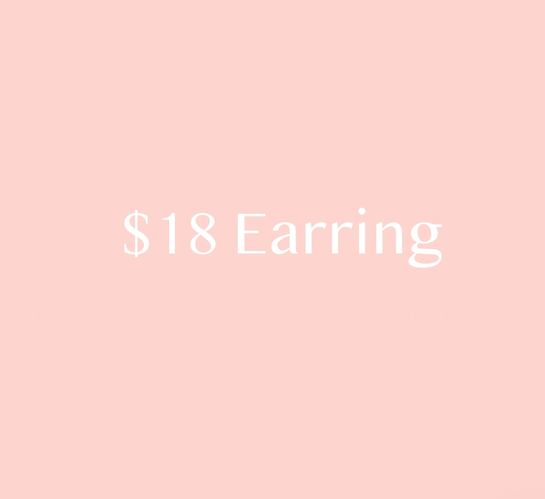 $18 Earring