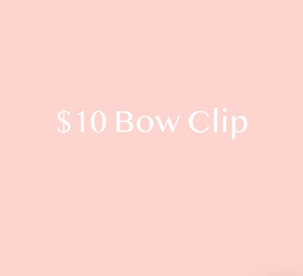 $10 Bow Ribbon Clip