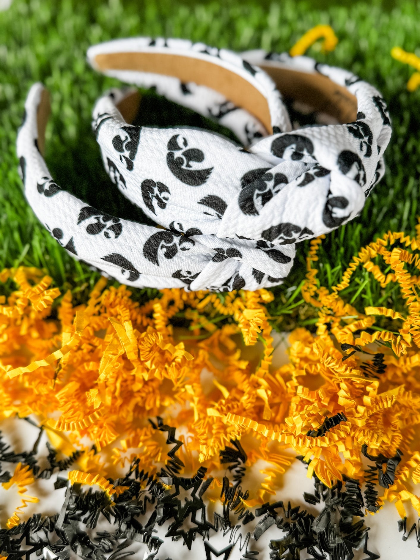 Hawkeyes Mascot Structured Headband 