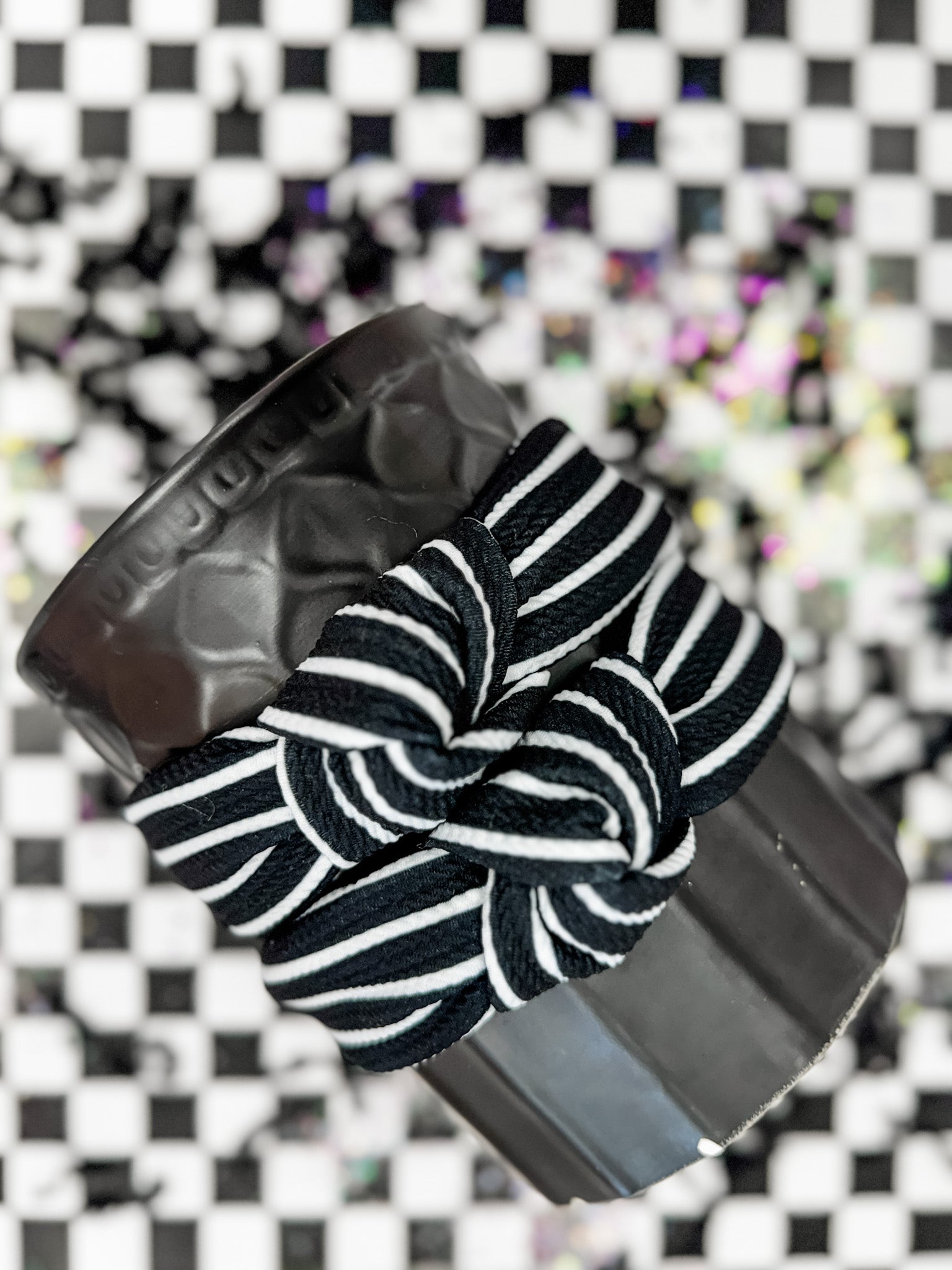Black & White Essentials Structured Headband • 3 Prints