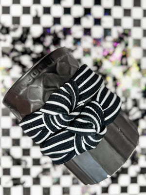 Black & White Essentials Structured Headband • 3 Prints