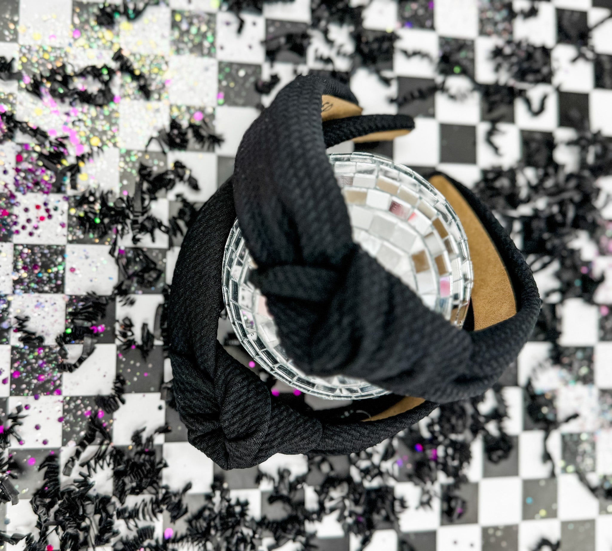 Black & White Essentials Structured Headband • 3 Prints