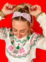 Holly Jolly Turband Headband • 3 Prints