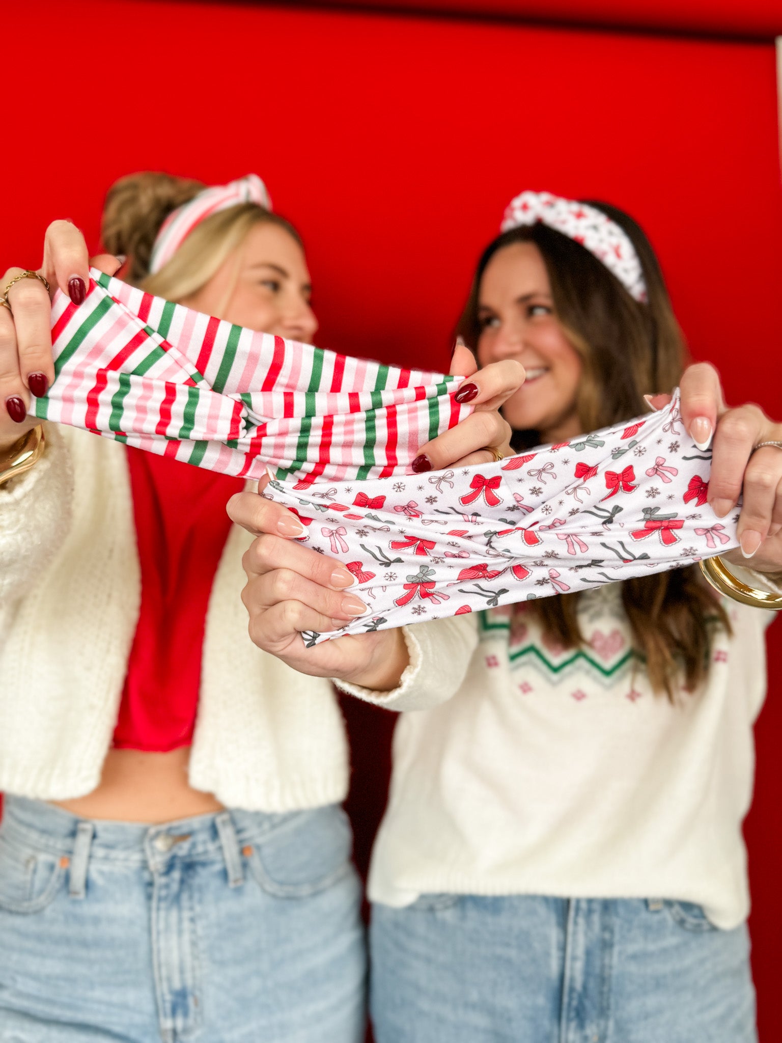 Holly Jolly Turband Headband • 3 Prints