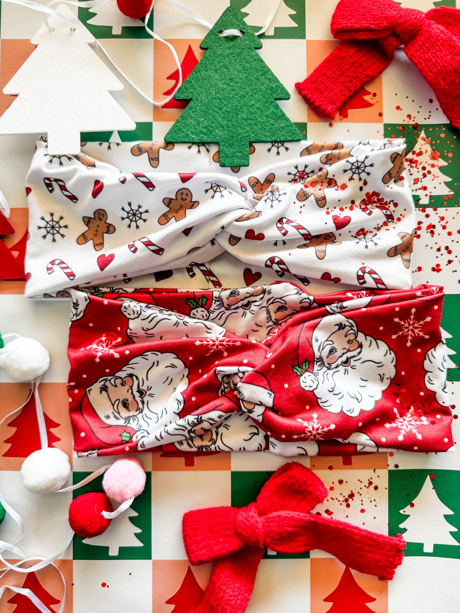Santa Approved Turband Headband • 2 Prints