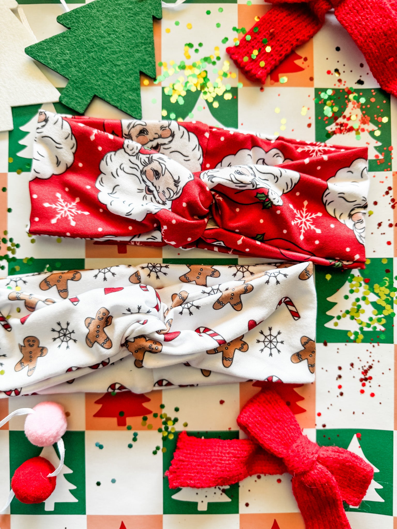 Kid's Santa Approved Turband Headband • 2 Prints