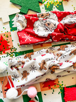 Kid's Santa Approved Turband Headband • 2 Prints