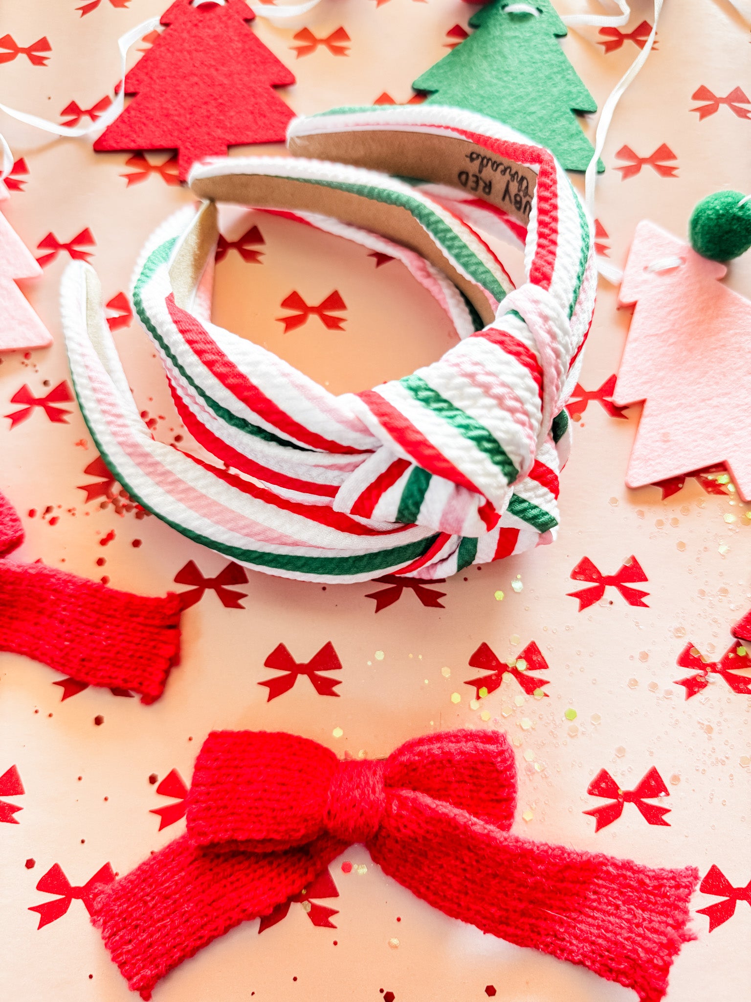Holly Jolly Structured Headband • 3 Prints