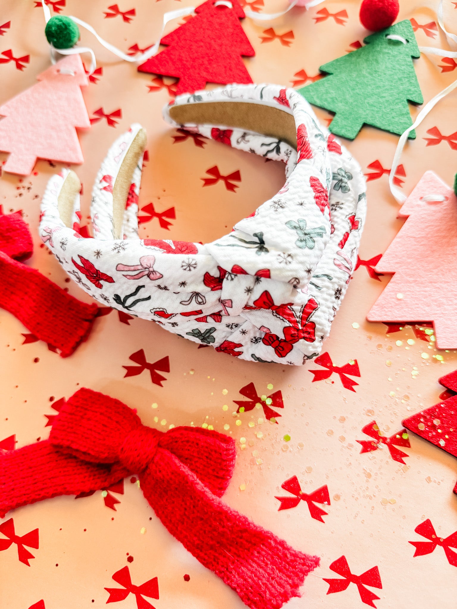 Holly Jolly Structured Headband • 3 Prints