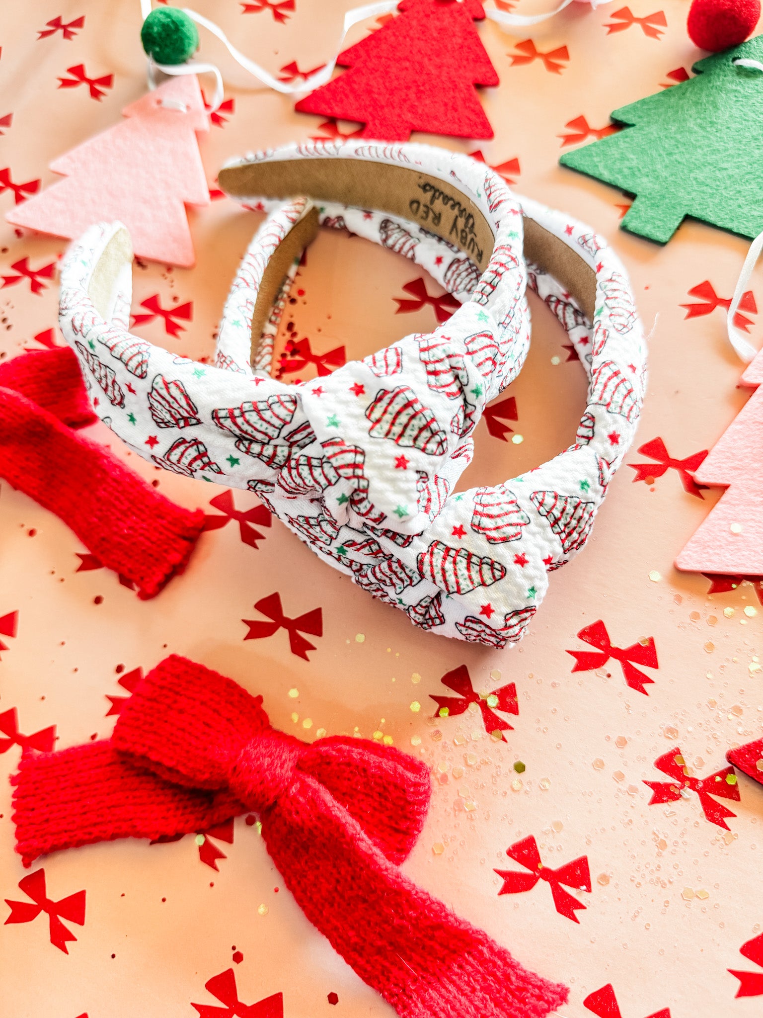Holly Jolly Structured Headband • 3 Prints
