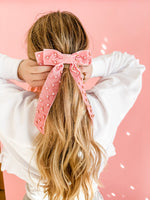 Bejeweled Velvet Bow Clip • 2 Options