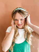 Feelin' Lucky Checkered No Knot Structured Headband