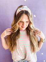 Pretty in Plaid Structured Headband