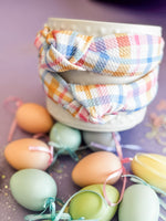 Pretty in Plaid Structured Headband