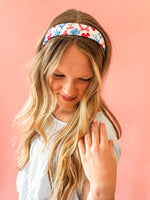 USA Glam No Knot Structured Headband • 2 Prints
