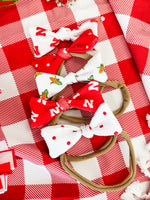 Little Red Rookie Baby Bow • 5 Prints