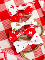Little Red Rookie Baby Bow • 5 Prints