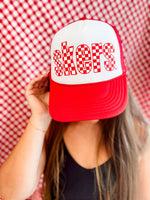 Gameday Checkered Trucker Hat