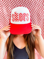 Gameday Checkered Trucker Hat