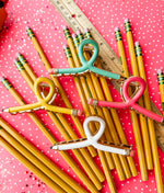 Pencil Me In Claw Clip • 4 Colors