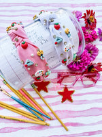 School Spirit Bejeweled Structured Headband
