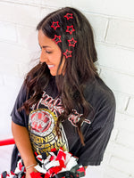 Scarlet Star Hair Clips