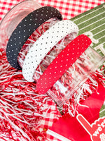 Gameday Dots Padded Structured Headband • 3 Colors