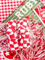 Checkered Charm Structured Headband