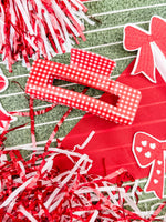 Gamedays in Gingham Claw Clip