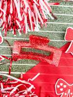 Glitter on Gameday Claw Clip