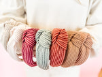 Autumn Essentials Ribcord Structured Headband • 7 Colors