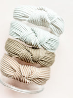 Autumn Essentials Ribcord Structured Headband • 7 Colors