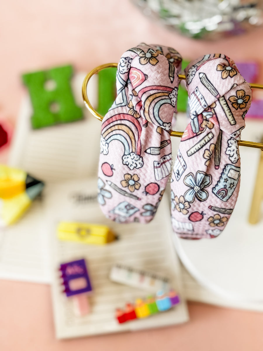 Reading Rainbow Structured Headband – Ruby Red & Co.