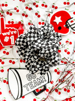 Checkered Scrunchie