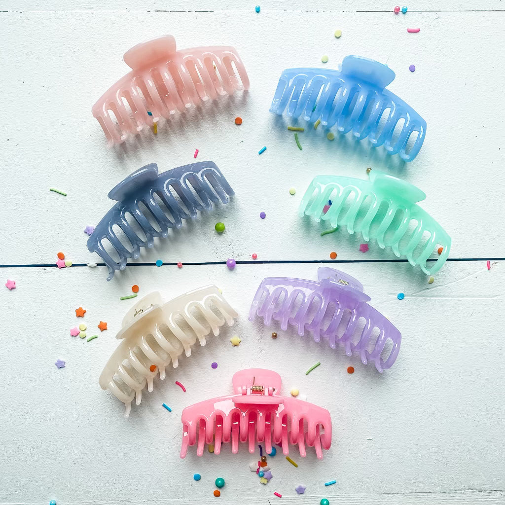 Jelly Classic Claw Clip • Multiple Colors
